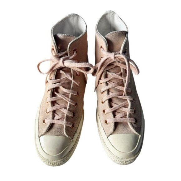 Converse All Star Chuck Taylor 70 Hi Suede Fable Pink Sneakers Women's Sz 9.5 - Picture 2 of 12